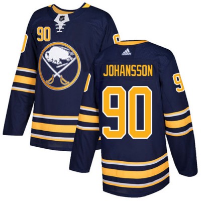 Adidas Buffalo Sabres #90 Marcus Johansson Navy Blue Home Authentic Stitched NHL Jersey Men's